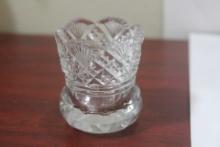 A Glass Toothpick Holder