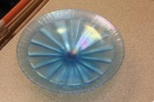 Iridescent Artglass Compote