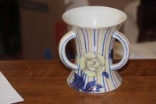 Signed Vintage Japanese 3 Handle Cup