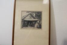 A Signed Blande Moriarty Engraving