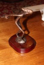 Bronze Bowling Statue