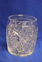 A Cut Glass Jar