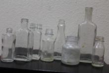 Lot of 8 Vintage Bottles