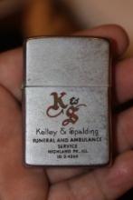 1950's Kelley and Spalding Zippo Lighter