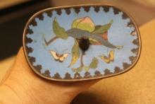 Antique Cloisonne Dish Stand