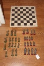 Italian Brass Chess Set