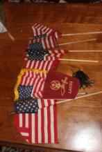 Lot of Small Flags and Political Items