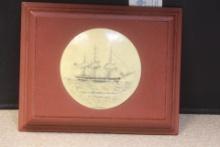 Well Carved Clipper Ship