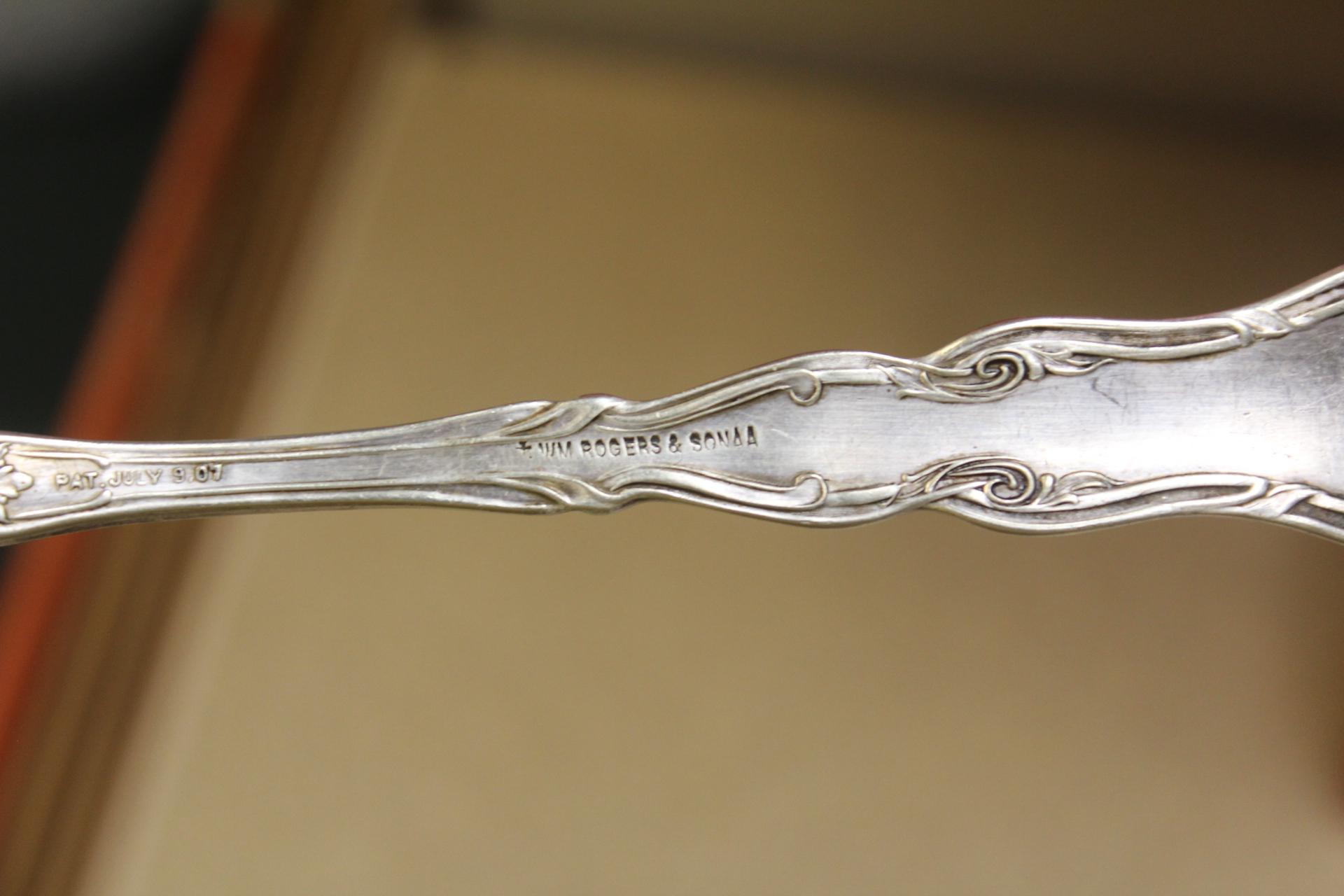 Rogers and Sonna Ornate Silverplate Spoon