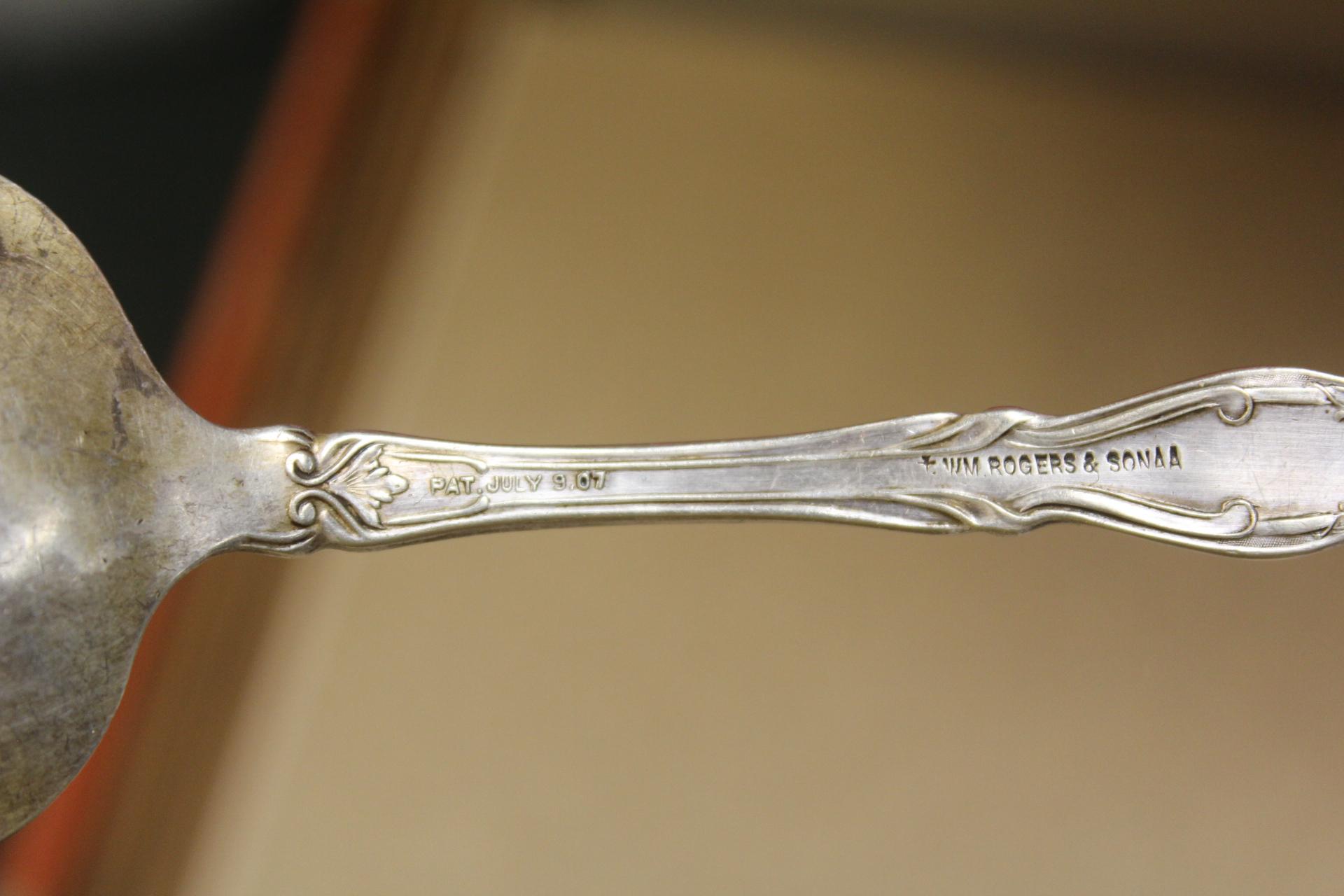 Rogers and Sonna Ornate Silverplate Spoon
