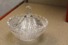 Crystal Bowl with Lid