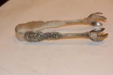 Ornate Claw Sterling Tong