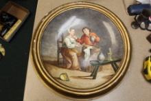 Antique Freres Porcelain Plate