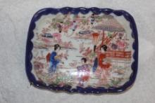 Small Japanese Kutani Dish
