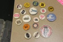 Lot of Vintage Railroad Pins and Buttons
