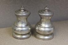 pair of 800 silver salt/pepper grinder