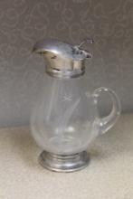 sterling and etched glass crust