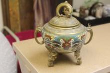 cloisonne urn