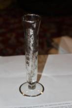 Sterling Silver Overlay Small Vase