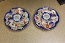 Pair of Japanese Candle Holders