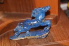 Chinese Lapis Lazuli Gemstone Horse