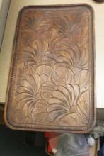 Vintage Carved Wood Tray