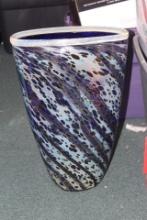 Signed Large Artglass Vase
