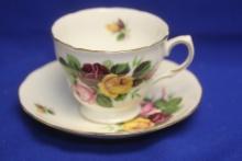 English Bone Chine Royal Vale Cup and Saucer