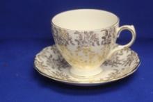 English Bone Chine Royal Vale Cup and Saucer