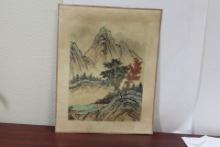 An Antique/Vintage Chinese Watercolour on Silk