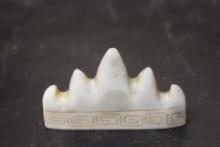 A Vintage Chinese Jade Brush Holder