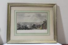A Framed Engraving of the City of New York