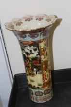 Satsuma Style Ceramic Vase
