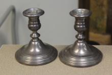 Pair of Gorham Sterling Silver Candle Sticks