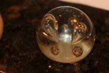 Control Bubble Glass Paperweight