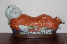 A Chinese Ceramic Pillow
