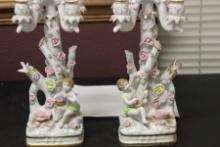 A Pair of Ucagco, Japan Candelabra