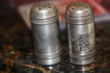 Vintage Silverplate Salt and Pepper Shakers
