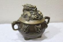 A Signed Chinese Bronze Censor