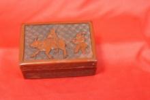 An Antique Chinese Cinnabar Rectangular Box