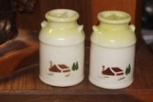 Pair of Midcentury Salt and Pepper Shakers