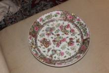 Large Chinese Rose Medallion Plate
