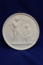 A B&G Royal Copenhagen Bisque Plaque