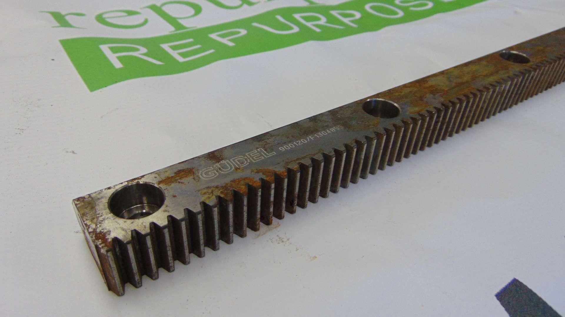 Gudel Linear Guides | w/ Teeth | 40-9/16” x 3/4” x 1-1/8”  | Qty 32