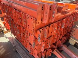 Teardrop Pallet Racking Beam | Orange | 39"x4" | 11 lbs | Qty 77