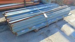 Pallet Racking Crossbeams | Auto Lock | Small 2 Prong | 96"x3"x1-1/2" | 13 lbs | Qty 97