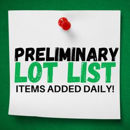 Preliminary Lot List