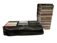ASSORTED CD'S AND CASSETTE TAPES INCLUDING ROD STEWART, KENNY ROGERS, AND TONY BENNETT