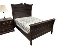 ANTIQUE LATE 1800'S EUROPEAN MADE CARVED WOOD BEDROOM SET