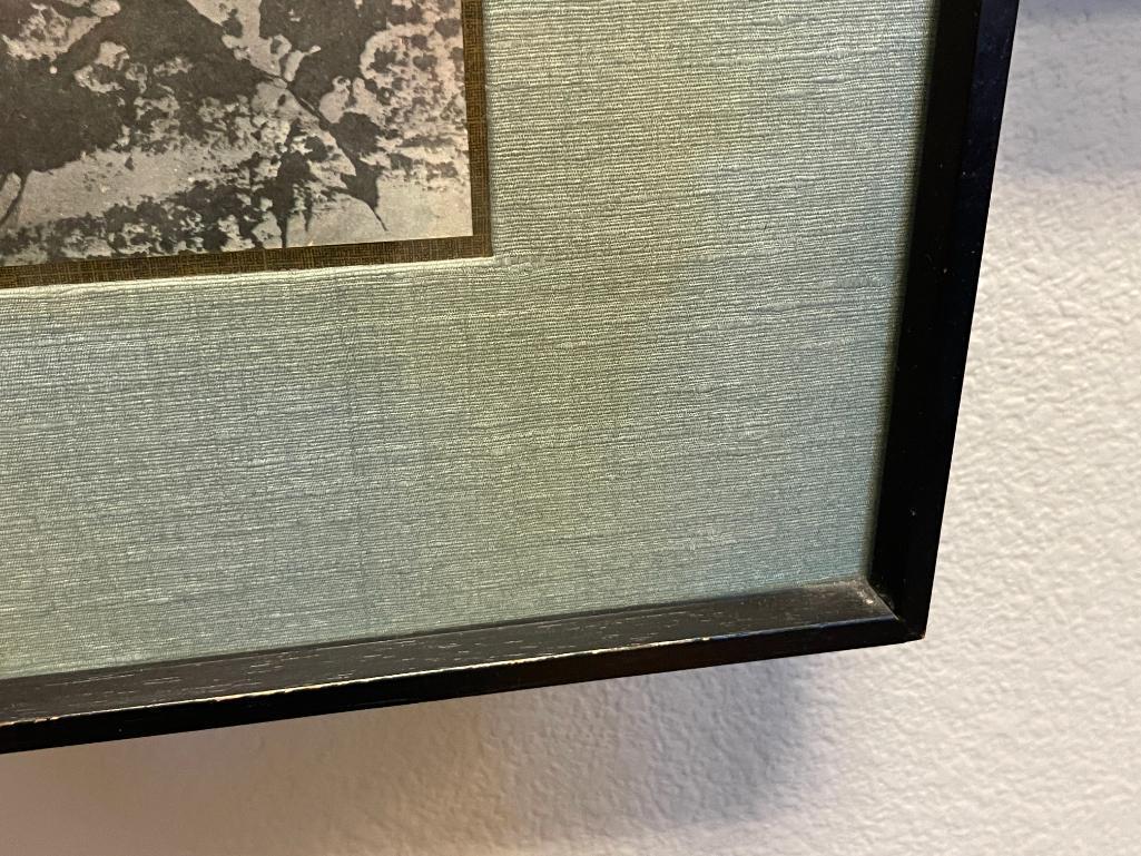 WANG CHI-CH'IEN OFFSET LITHOGRAPH BY RENOWN CHINESE-AMERICAN ARTIST TITLED "ABOVE THE LAKE"